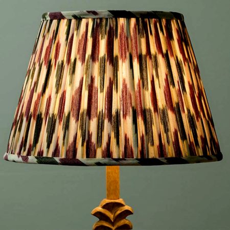 Pink Ikat Empire Lampshade Small